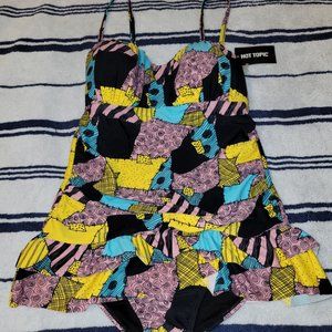 Hot Topic Sally Nightmare Before Christmas swimsuit